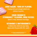 Sparkling Ice STARBURST Strawberry, Zero Sugar Flavored Sparkling Water, with Vitamins and Antioxidants, Low Calorie Beverage, 17 fl oz Bottles (Pack of 12)