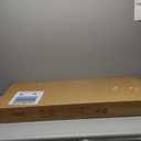 TV Stand, Mid Century Modern Entertainment Center with 2 Open Shelves Farmhouse TV Media Console Table for Living Room, Bedroom, Television Stand up to 50 Inches, Black Walnut