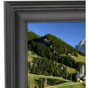 16x36 inch Picture Frame Solid Wood Black,Suitable for Panoramic Photo Frame/Posters/Painting/Group Photo/Puzzle (A23B1636)