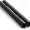 Hollowfly 2 Pack Jumbo Pool Noodles Floating Pool Noodles Foam Tube Large Hollow Floating Training Device Swimming Craft Projects Padding Bumper(50 x 4.5 Inch,Black)