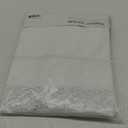 Lace Pillow Shams King Size Set of 2, 100% Cotton White Embroidery Pillow Cases with Envelpoe Closure, Elegant Comfortable Breathable Pillow Covers, 20x36 Inches