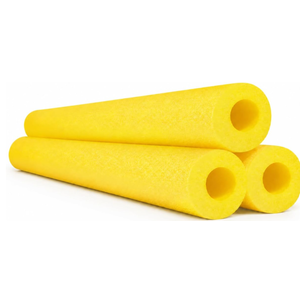 Chochkees Pool Noodles 52" x 2.5" Inch Swimming Hollow Core Foam Tube, Floating Thick Noodles for Floating, Pool Accessories (Yellow, 3-Pack)