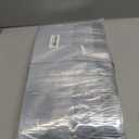 100 Pack 8 x 12 Inch Stand Up Pouch Bags Zipper Mylar Bags Clear Front with Aluminum Foil Back Reusable Food Storage Bags for Multipurpose with Gusset Bottom(5.5mil Thickness)