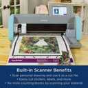 Brother ScanNCut SDX125E Electronic DIY Cutting Machine with Scanner, Make Custom Stickers, Vinyl Wall Art, Greeting Cards and More with 682 Included Patterns