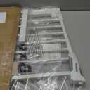 Babelio Metal Baby Gate, 29-43" Auto Close Easy Install Pet Gate PressGuard P7, Extra Wide Walk Thru Child Safety Gate, 30" Tall Pressure Mounted Dog Gate for Doorways & Stairs, White