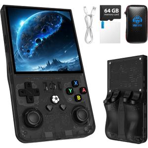 Retro Gaming Console with 4000mAh Battery 4.0IPS Screen, Black