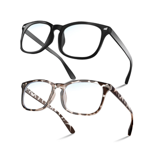 NZKNP Blue Light Glasses for Women and Men - Blue Light Protection, Fake Glasses ,Pack of 2