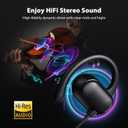 USB C Headphones Wired Earbuds Open Over Ear Buds for Apple/Android USBC Type C Earphones Wire Corded for iPhone 17 17e 16 16e 15 Pro Wrap Around Ear Hook for Samsung S26 Ultra S25 S24 S23 Plus Black