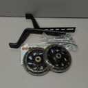 Training Wheels for Bicycle,Flash Mute Wheel Compatible for Bikes of 12-20 Inch 1 Pair