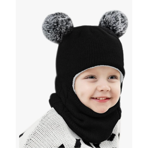 Baby Winter Hat Scarf Set, Unisex Infant Toddler Kids Hat Scarf, 30*20