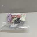 Jaciya Silk Scrunchies for Hair Girls Hair Accessories Hair Bows for Women Bunny Ears and Tail 6 Colors(Rose Red/Pink/Green/Purple/Blue/Navy Blue)