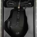 Redragon M811 PRO Wireless MMO Gaming Mouse, 15 Programmable Buttons RGB Gamer Mouse w/Ergonomic Natural Grip Build, 10 Side Macro Keys, Software Supports DIY Keybinds & Backlit (Black)