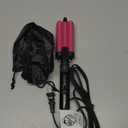 FARERY Mini Waver Curling Iron, 1/2 Inch, Hair Crimper for Women Beach Waves, Keratin & Argan Oil Infused, Dual Voltage, Pouch Bag