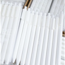 Fulmoon 50 Pcs Pens For Baby Shower (White)