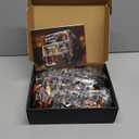 INSOON Coffee House Building Set with Light, 1589 PCS City Cafe Shop Building Block Toy with Stage Street Lights, Architecture Construction Model for Adults Teens Kids Ages 10 11 12+ Boys Girls