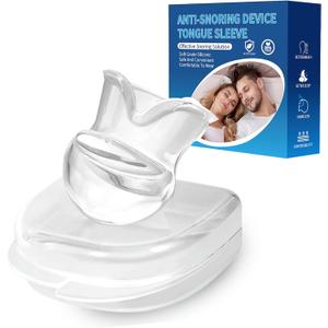 Snoring Solution - Anti-Snore Device, Reusable Snore Tongue Stopper for Men/Women - MF15