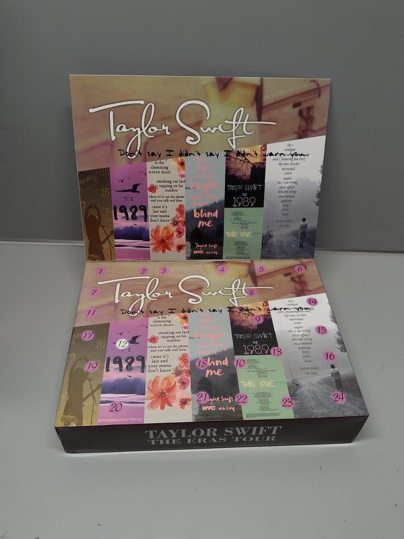 Taylor-Swift Advent Calendar 2024 Christmas Holiday Birthday Countdown Calendar with 24 Pieces for Kids Adults Fans, Children Gift