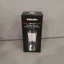 Mueller Smoothie Blender for Smoothies - Personal Blender for Shakes, Frozen Drinks, Baby Food & More, 15oz Travel Cup and Lid, Durable Stainless Steel Blades for Powerful Blending Performance (Light Grey)