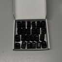 24PCS Rectangular Chair Leg Floor Protectors for Hardwood Floors, Thicken Rubber Chair Leg Cap Covers, Non Slip Furniture Leg Pads to Protect Wood Tile Floors from Scratches and Reduce Noise