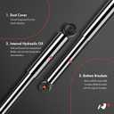 A-Premium Rear Pair (2) Shock Absorber Compatible with Nissan Frontier 2005-2019, Driver and Passenger Side