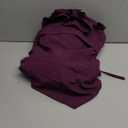 Satin Bridesmaid Dresses for Women with Scarf Off Shoulder Pleated Long Formal Party Dress with Slit (4, Plum)