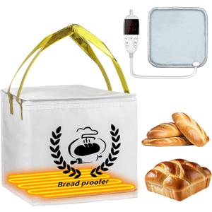 Dough Proofer Heating Pad with Warming Box, Sourdough Bread Proofing Warmer Box, for Bread Making,Sourdough Warmer (Gray)