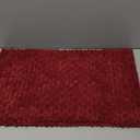 UGASA Christmas Soft Corduroy Decorative Pillow Cover 12x20 Inch Boho Striped Oblong Throw Pillow Cover Modern Home Decor for Sofa Living Room Couch Bed Burgundy, 1 Piece