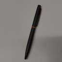 Lanier 4G Matt Black Ballpoint Pen - Black Shiny Parts with Medium Tip 0.7mm Cross Style Refill (with Accents - Pink or Purple or Orange or Blue or White)