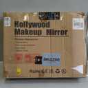 Hollywood Vanity Mirror with Lights, 15 Dimmable Bulbs3 Color LightsMake Up Lighted Mirror, Aluminum Metal Frame,USB Charging Port23" x 18" (White)