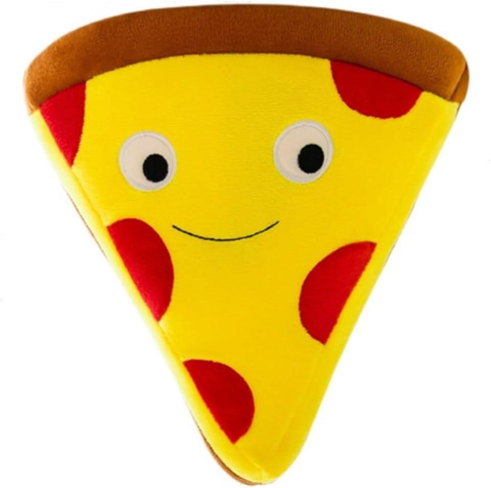 OUKEYI 11.8 inch Cute Food Plush Toy - Soft and Fluffy Fun Food Stuffed Plush Pillow, Cartoon Soft Toy Pillow for Kids Perfect Plush Toys Gift for Kids and Friends (Pizza)