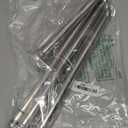 TEECK Shower Curtain Rod, 32-80 inch Adjustable Spring Tension Curtain Rod, Never Rust Anti-Slip Shower Curtain Rod for Bathroom, No Drilling, Never Collapse, Easy to Use, Silver