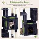 Globlazer Cat Tower for Indoor Cats, Heavy Duty Cat Trees for Large Adult Big Cats Maine Coon Cat Tree Tower with Scratching Post, Extra Large Top Perch, Cat Condos, F61, Dark Grey, 61inch
