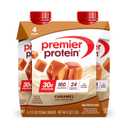 Premier Protein Shake, Caramel, 30g Protein, No Added Sugar, 24 Vitamins & Minerals to Support Immune Health, 11 fl oz, 4 Pack (EXP 02/16/27)