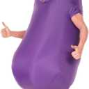 Morph Egg Plant Costume, Egg Plant Halloween Costume, Inflatable Eggplant Costume, Emoji Halloween Costumes For Adults, Inflatable Costume Adult Funny