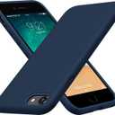 CellEver Heavy-Duty Silicone Case for iPhone SE 2022 (3rd Gen)/iPhone SE 2020 (2nd Gen)/iPhone 8/7 - Military Drop Protection, Elevated Screen & Camera Protection, Scratch-Free Interior, Navy Blue