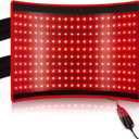Bestqool Red Light Therapy for Body, FSA HSA Eligible Dual Chip 660nm 850nm Red Near Infrared Light, Large Pads Belt Wearable Wrap, Infrared Light Therapy for Muscle Feet Knee Back Waist Pain.43W