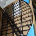 FOREHOGAR Metal Garden Fence 28in (H) x 11.7ft (L), 5 Panels + 6 Stakes Rustproof Border Fence Animal Barrier for Dog, No Dig Garden Fencing for Yard Flower Bed Patio Outdoor, CTW2828 Black