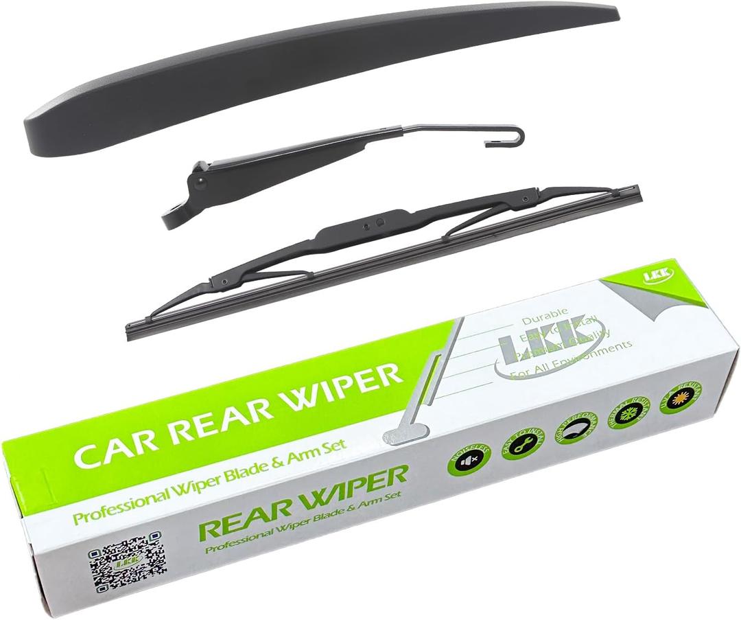 LKK Rear Windshield Wiper Arm Blade Assembly Kit Compatible with Chevrolet Equinox 2018-2021, Chevy Bolt EV 2017-2021, Blazer 2019-2024, Buick Envision 16-20, GMC Terrain 18-21 Rear Wiper Set