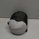 Advanced Neck Travel Pillow | 100% Pure Memory Foam, Designed for The Comfort of Travel & Office, Travel Pillow for Plane, Car, Home, Work, Dark Grey (Gray)