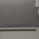 Furkit Light Gray Plastic Table Cover Protector, 42" x 60" Waterproof Easy Flat PVC Desk Pad Mat, 1.5mm Thick Rectangle Vinyl Table Top Protector for Dining Room Table, Office, Dresser