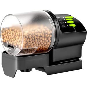 DXOPHIEX Automatic Fish Feeder Food Dispenser Vacation Fish Feeder Powered by Battery and USB for Aquarium and Turtle Tank