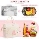 ADYOOM Initial Lunch Bag for Adult Women-16