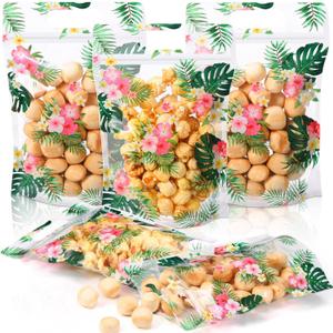 Ronvir 50Pcs Small Gift Bags, Recycled Paper Sacks, Easter Gift Bags, Perfect For Party, Birthday, Goodie, Treat, Mother's Day, Graduation, 8.4x6.1x3.14 Inch,