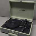 Crosley CR8005F-MT Cruiser Plus Vintage 3-Speed Bluetooth in/Out Suitcase Vinyl Record Player Turntable, Mint