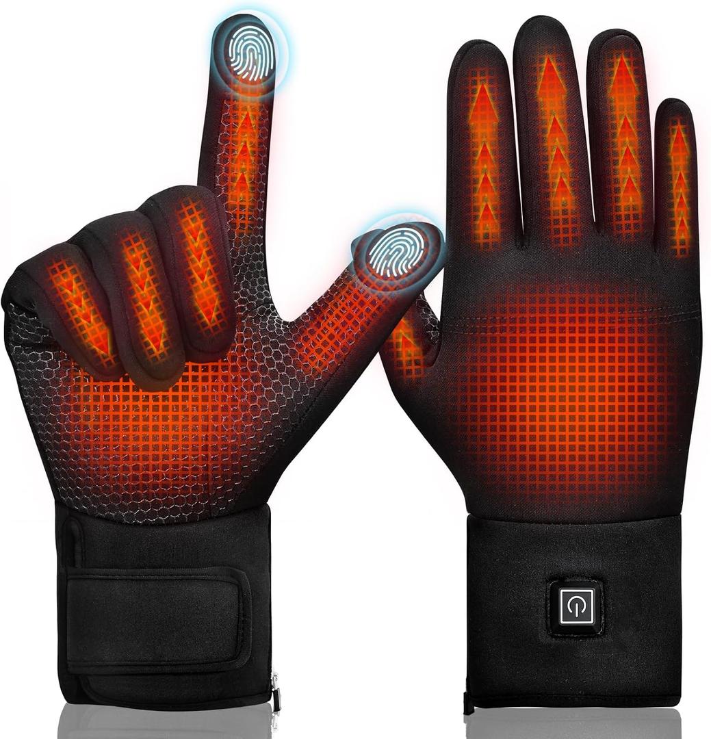 Heated Gloves, Heated Gloves for Men Women