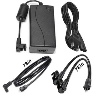 Dual Motor Power Kit - Universally Power Cord for Recliner Chair - 2-Pin 29V2A Adapter with Extension L and Y Splitter Extension Cord Shape Cable Cord for Lift Chair, Recliner Sofa, Recliner Couch