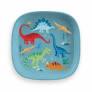 Wheat Poly Square Plate - Blue Dinosaur 9pcs Wheat Poly Square Plate - Blue Dinosaur 9pcs