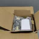 Goldenwarm 6 Pack Black and Gold Interior Door Handles, Privacy Lever Door Handle, Interior Door Lever Pack, Black and Gold Door Handles Interior for Bedroom, Bathroom