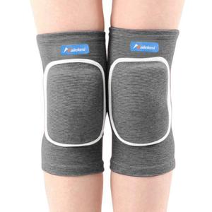 JUMISEE Kids Boys Girls Anti-Slip Padded Sponge Protective Knee Pads, Flexible Elastic Knee Brace Knee Support for Dance Football Volleyball Skating Basketball Sports for Teenagers (XS (4-7 Years Old), Grey)