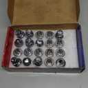 M12x1.25 Lug Nuts with Mag Flat Seat 20 pcs 13/16" 21mm Hex 1.5in Chrome Compatible with Q70 Q45 Q50 G37 I30 350Z 370Z 200SX